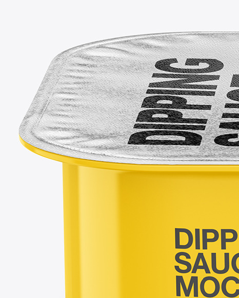 Glossy Dipping Sauce Mockup