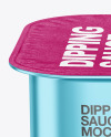 Metallized Dipping Sauce Mockup