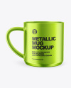 Metallic Mug Mockup