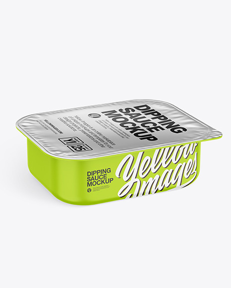 Matte Dipping Sauce Mockup
