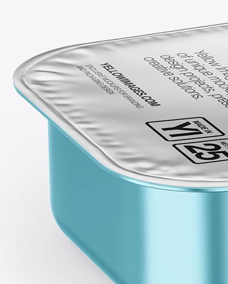 Metallized Dipping Sauce Mockup