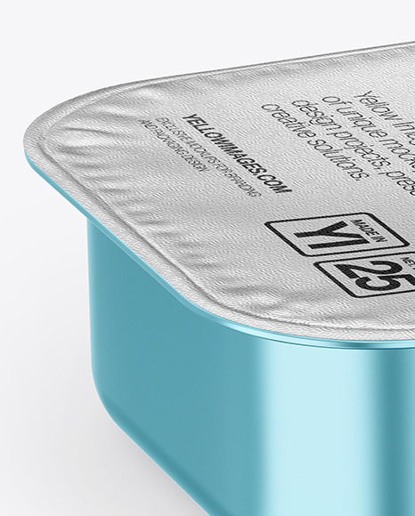 Metallized Dipping Sauce Mockup