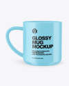 Glossy Mug Mockup