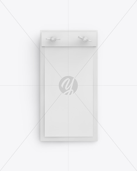 Small Plastic Menu Board Mockup