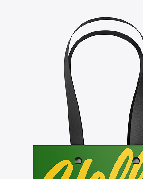 Glossy Shopping Bag Mockup