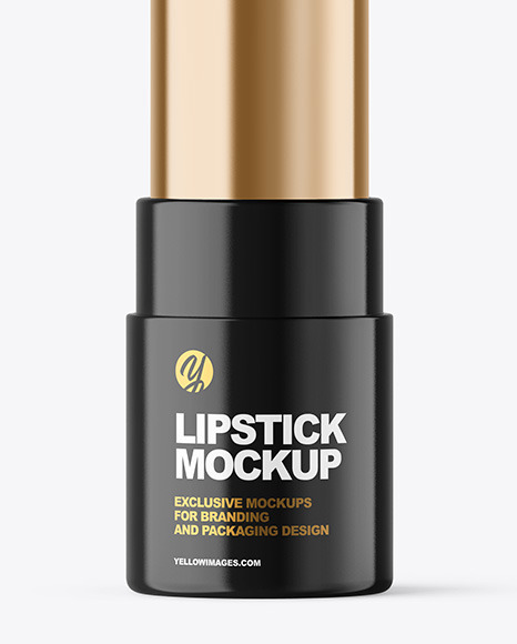 Glossy Lipstick Tube Mockup