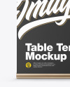 Metallic Table Tent Mockup