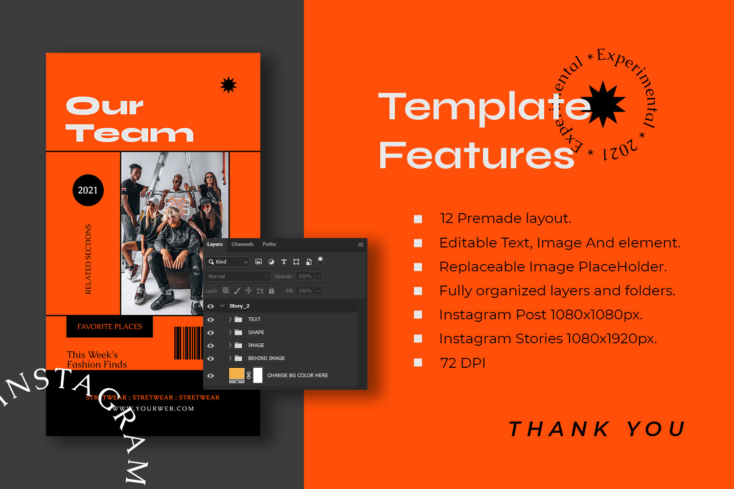 Girione Instagram Template Girione Instagram Template