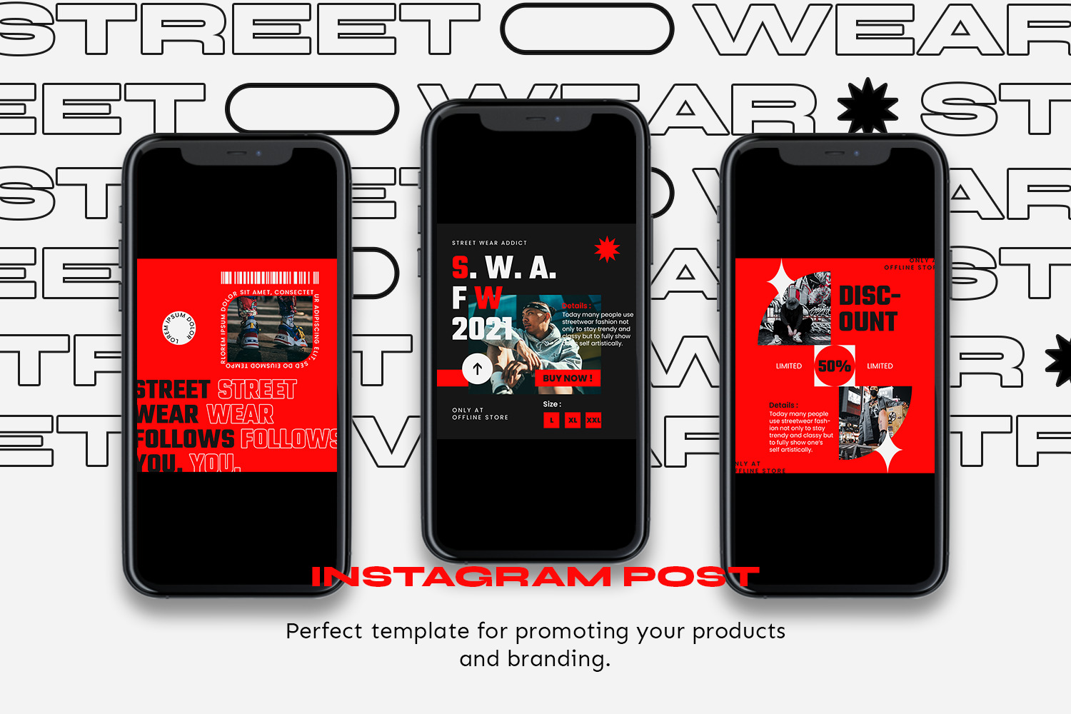 Blavk Instagram Template Blavk Instagram Template