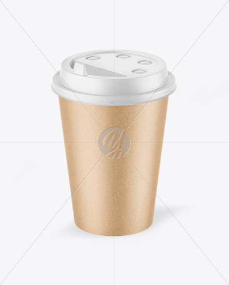 Kraft Coffee Cup Mockup