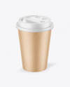 Kraft Coffee Cup Mockup Kraft Coffee Cup Mockup