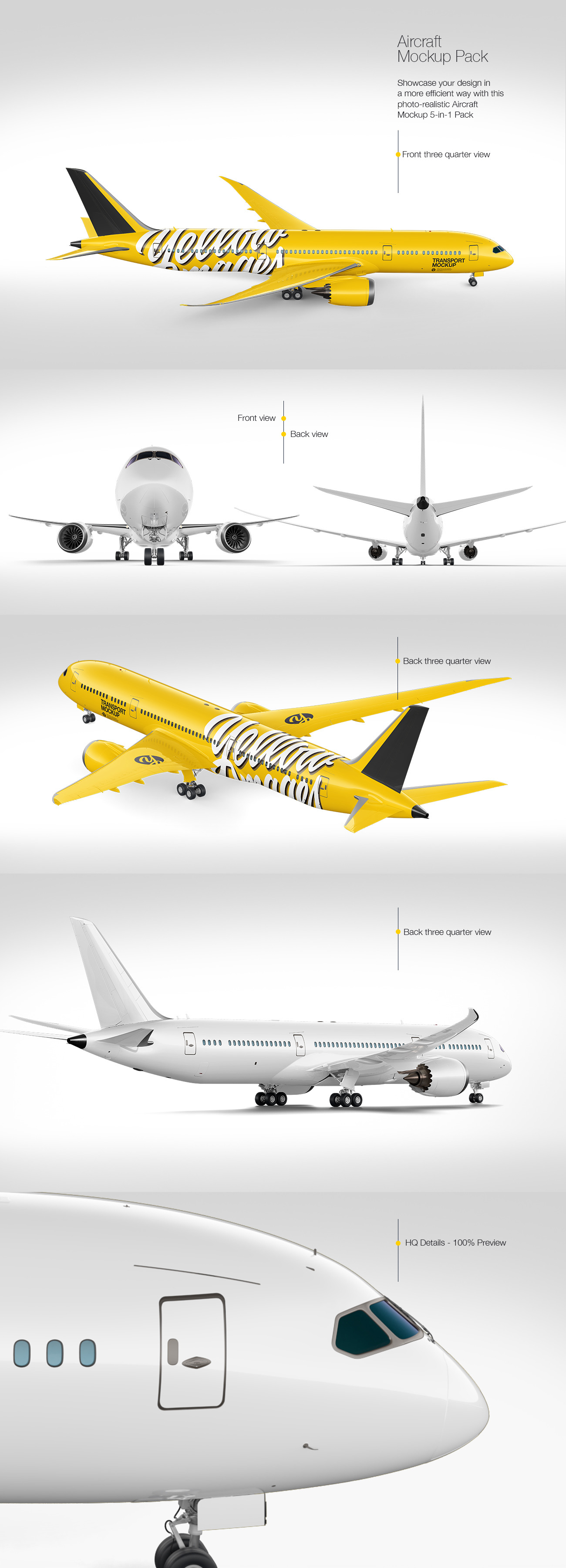 Aircraft Mockup Pack