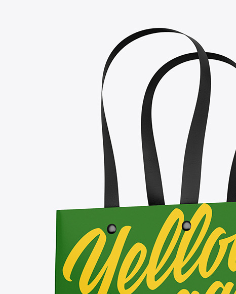 Glossy Shopping Bag Mockup