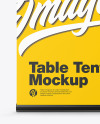 Plastic Table Tent Mockup