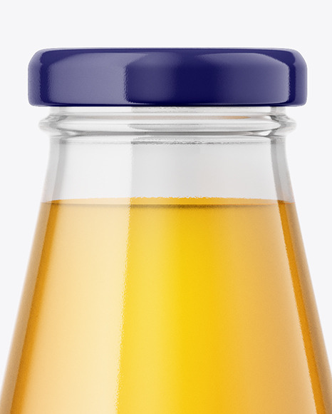 Apple Juice Bottle Mockup