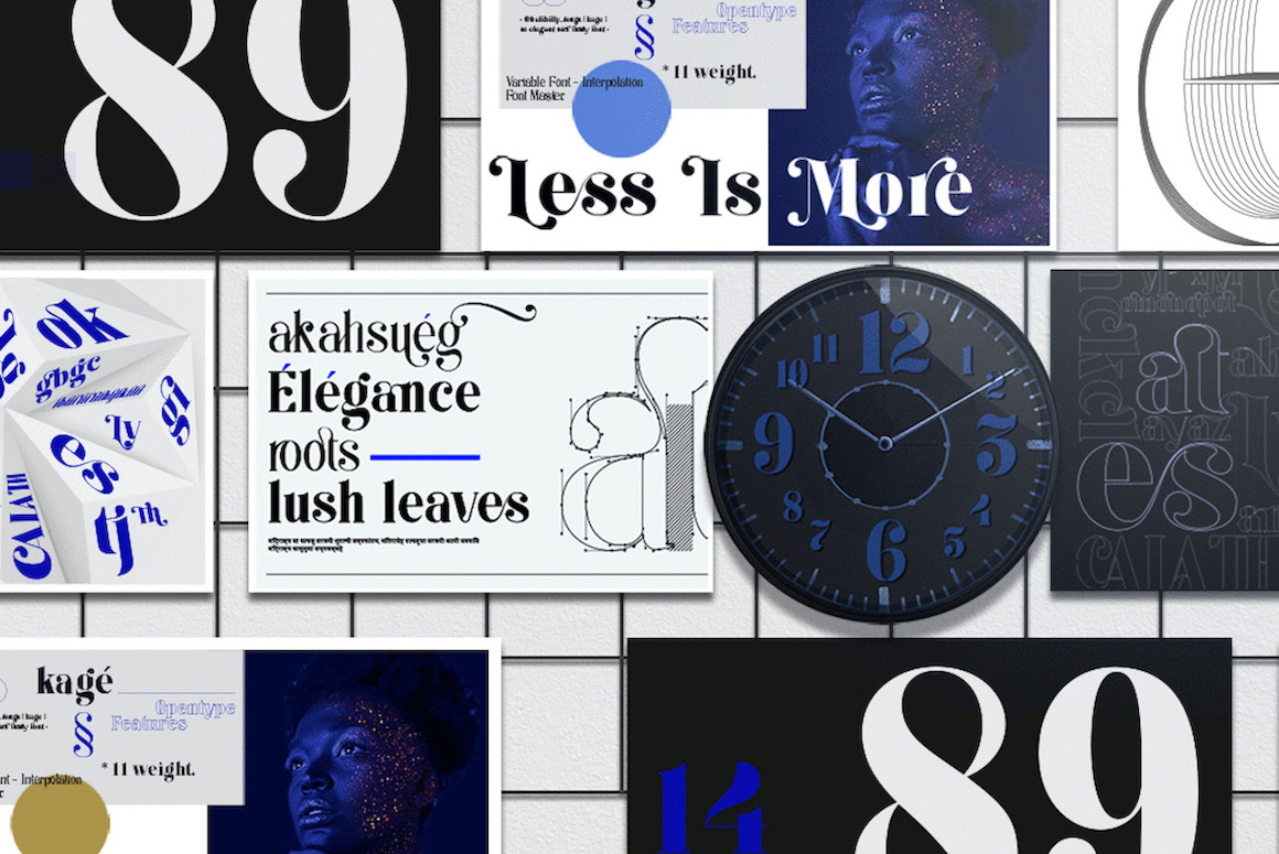 Kage - An elegant serif font