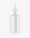 Matte Plastic Spray Bottle Mockup