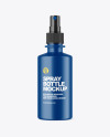 Matte Plastic Spray Bottle Mockup