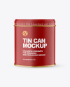 Matte Tin Can Mockup