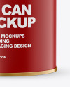 Matte Tin Can Mockup