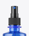 Blue Plastic Spray Bottle Mockup