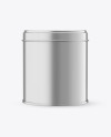 Metallic Tin Can Mockup