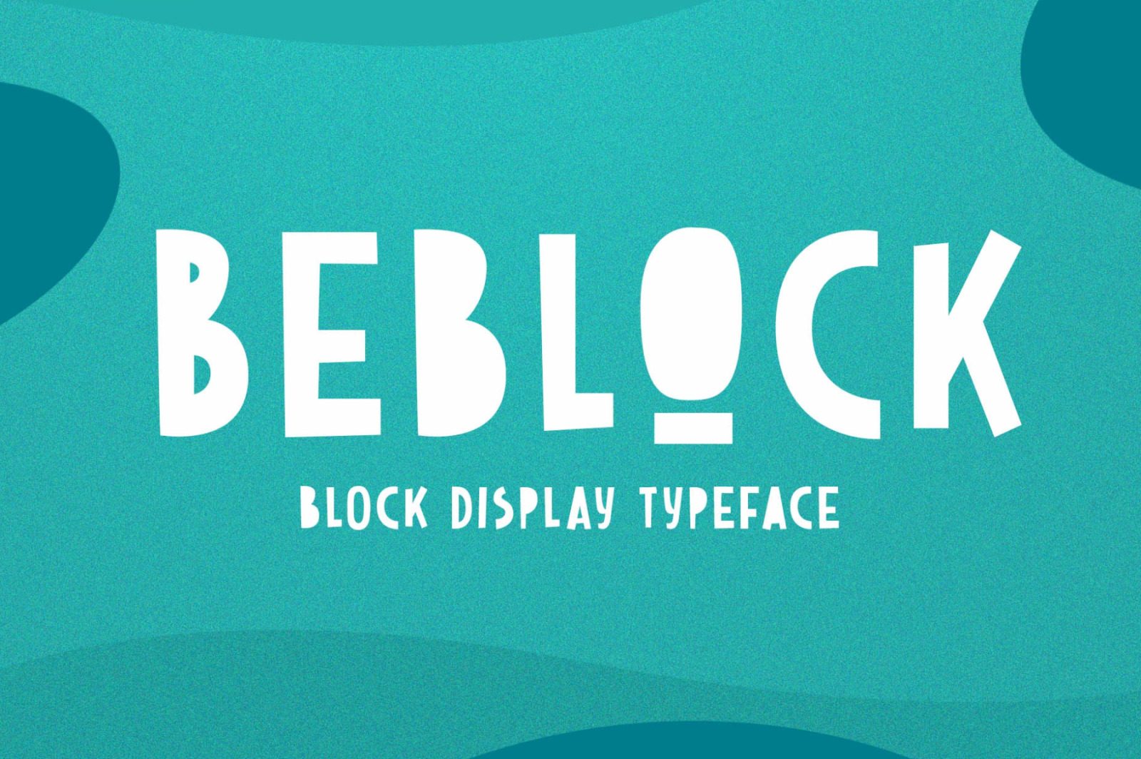 Beblock – Display Typeface Beblock – Display Typeface