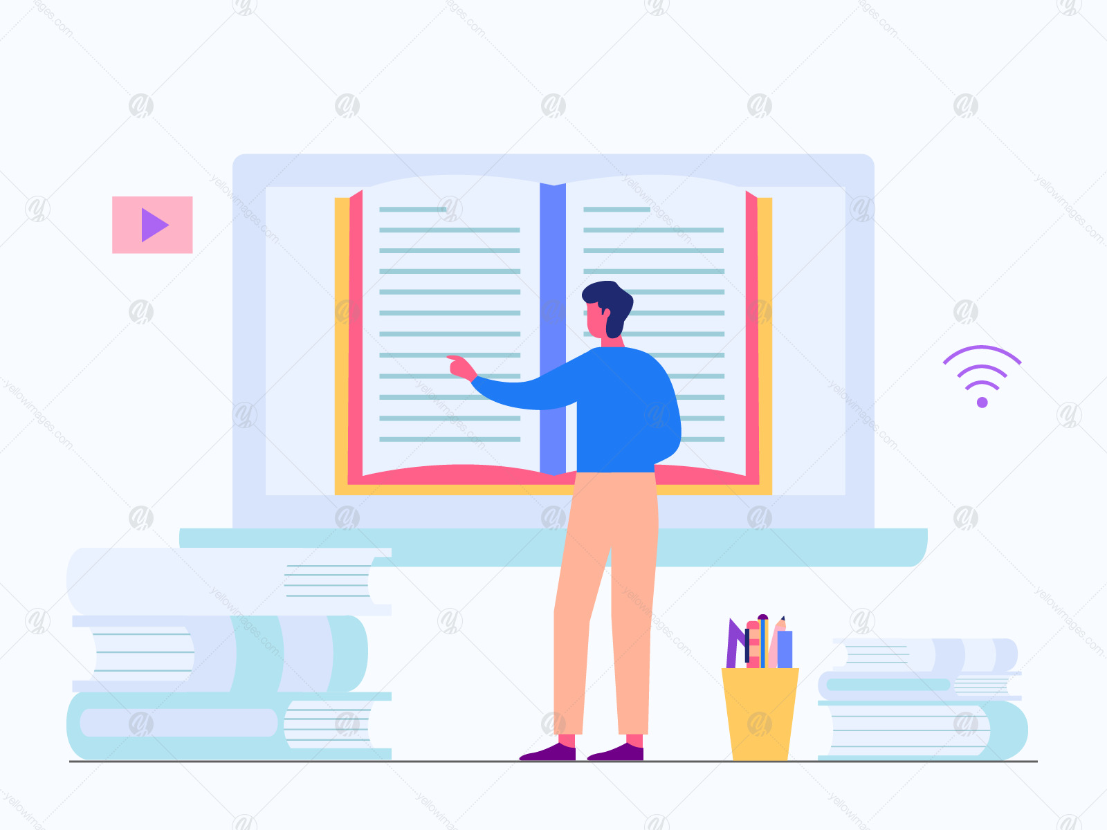 Online Education Illustration Vol 1 Online Education Illustration Vol 1