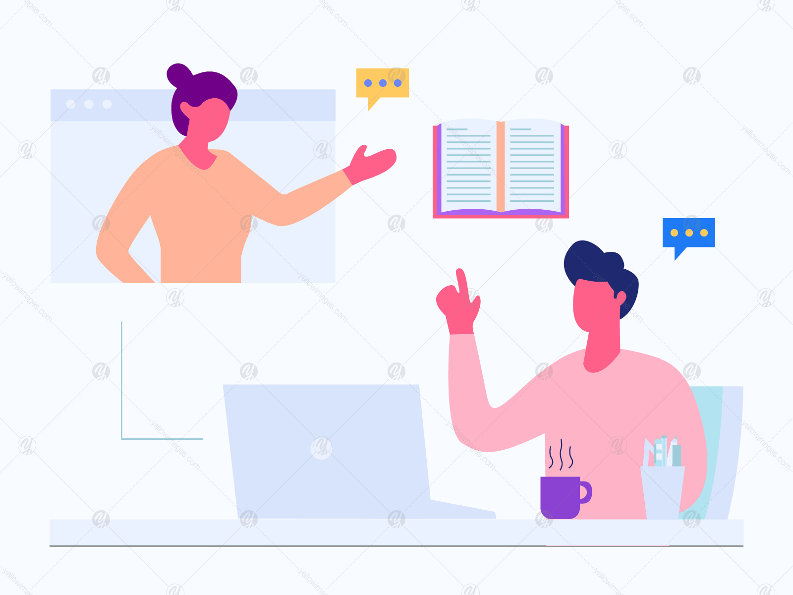 Online Education Illustration Vol 1 Online Education Illustration Vol 1