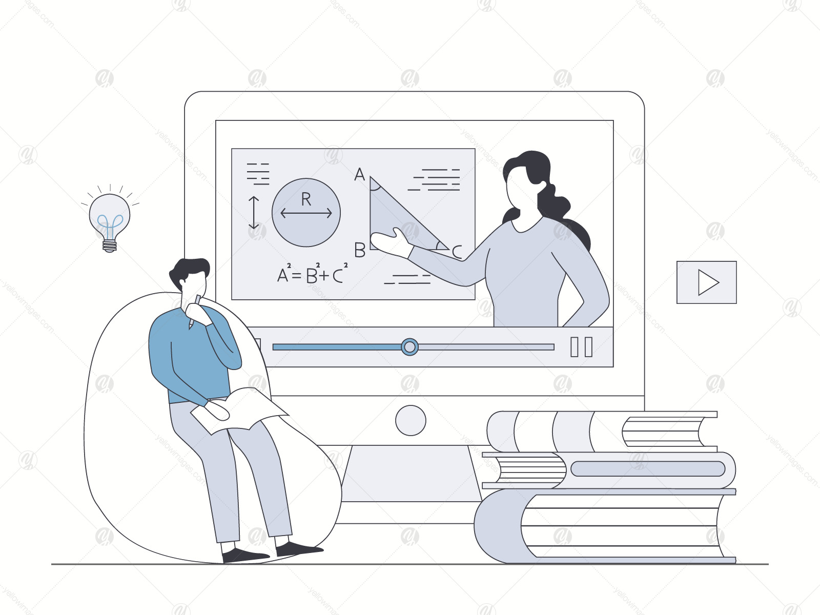Online Education Illustration Vol 2 Online Education Illustration Vol 2