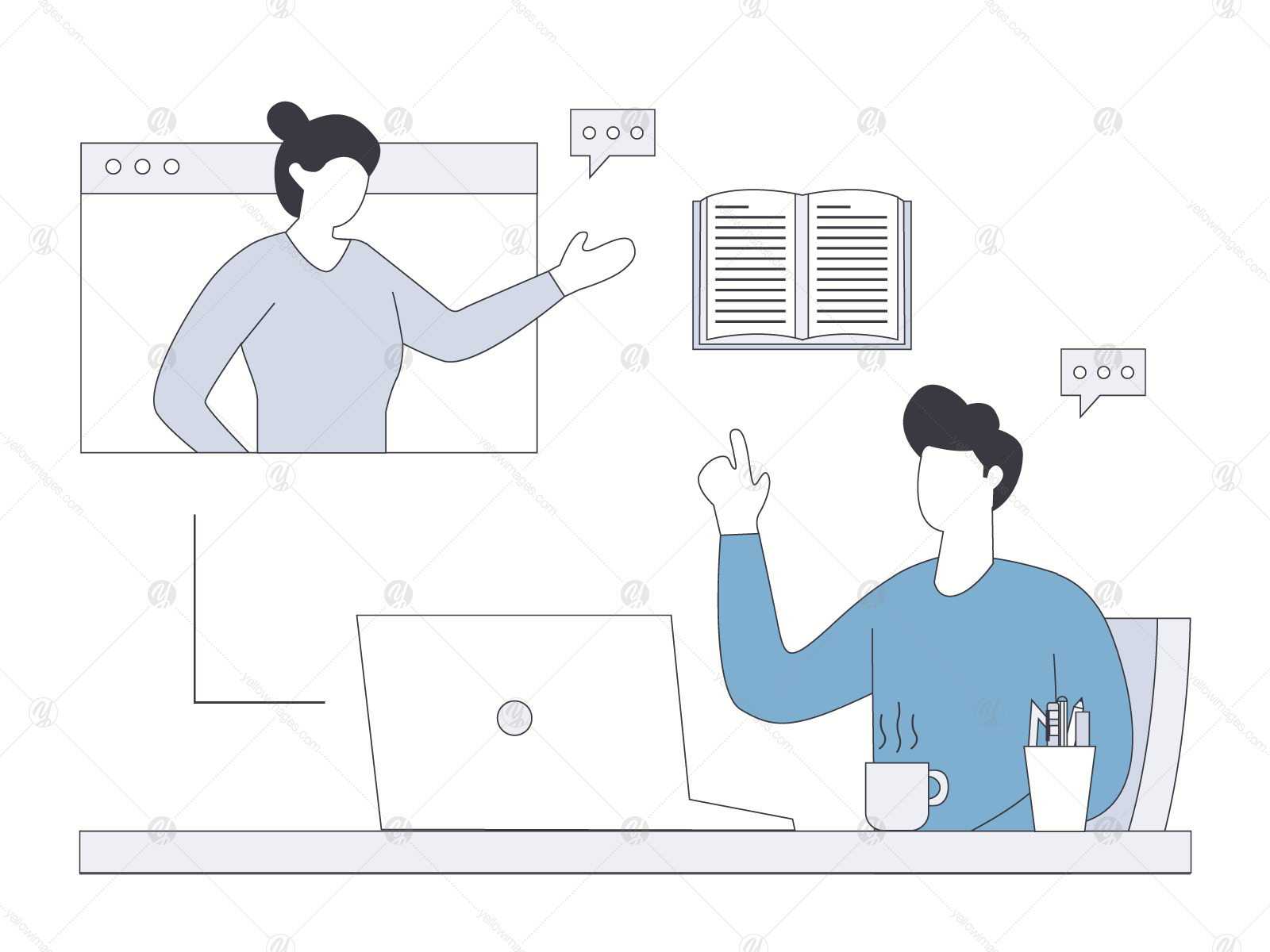 Online Education Illustration Vol 2 Online Education Illustration Vol 2