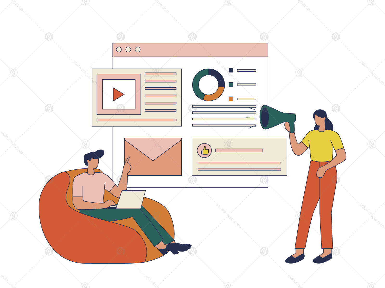 Digital Marketing Illustration Vol 3 Digital Marketing Illustration Vol 3