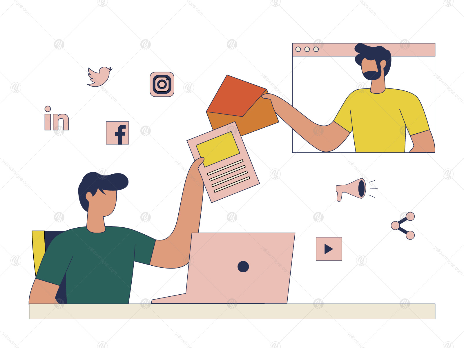 Digital Marketing Illustration Vol 3 Digital Marketing Illustration Vol 3