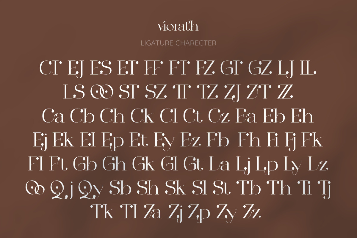 Viorath Modern Serif Font Viorath Modern Serif Font