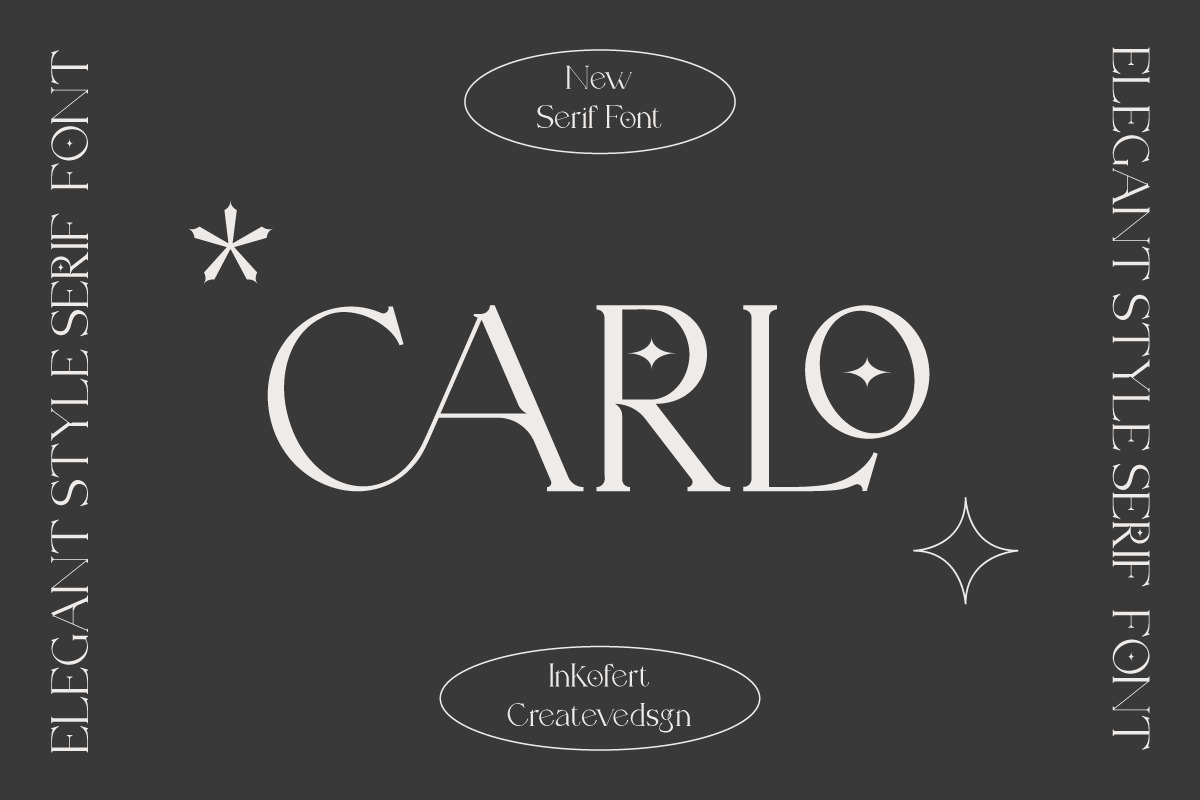 Carlo Elegant Serif Font Carlo Elegant Serif Font