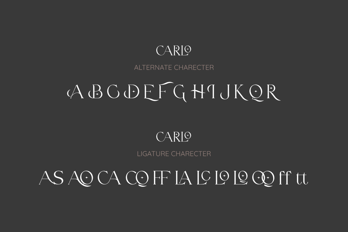 Carlo Elegant Serif Font Carlo Elegant Serif Font