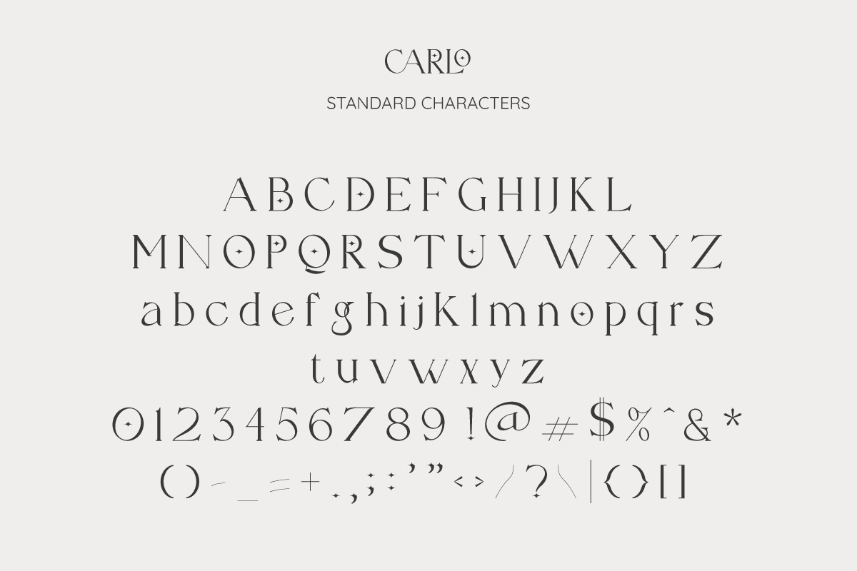 Carlo Elegant Serif Font Carlo Elegant Serif Font