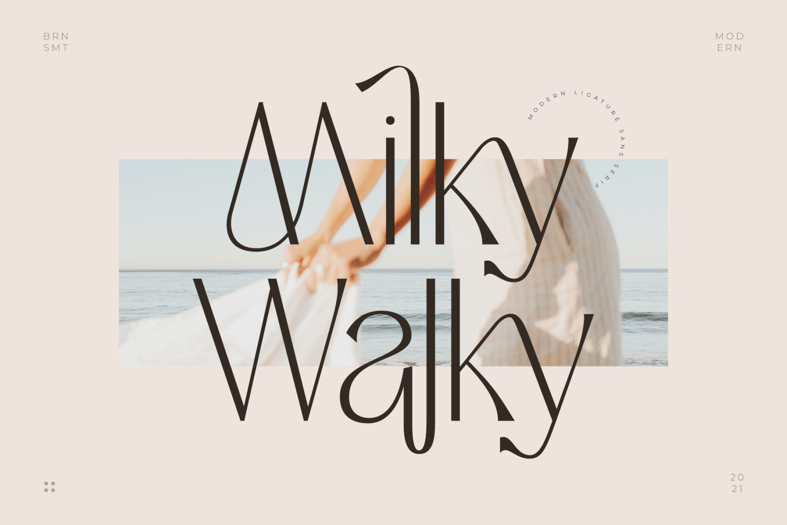 Milky Walky - Ligature Sans Serif