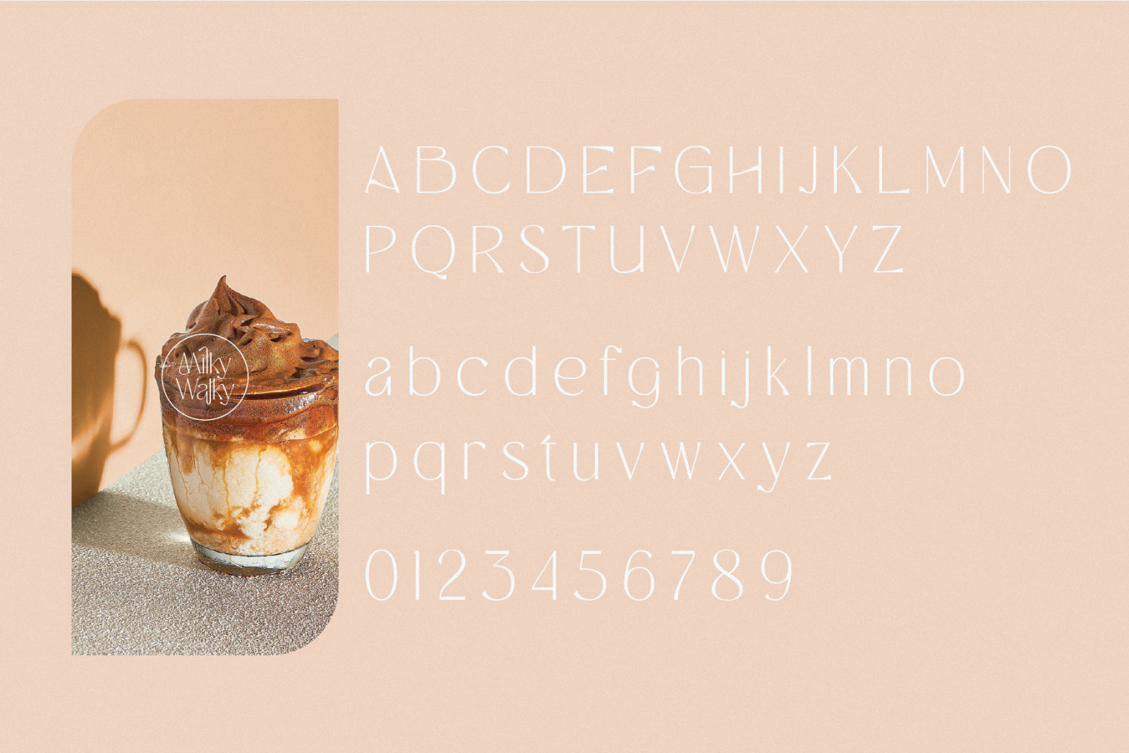 Milky Walky - Ligature Sans Serif