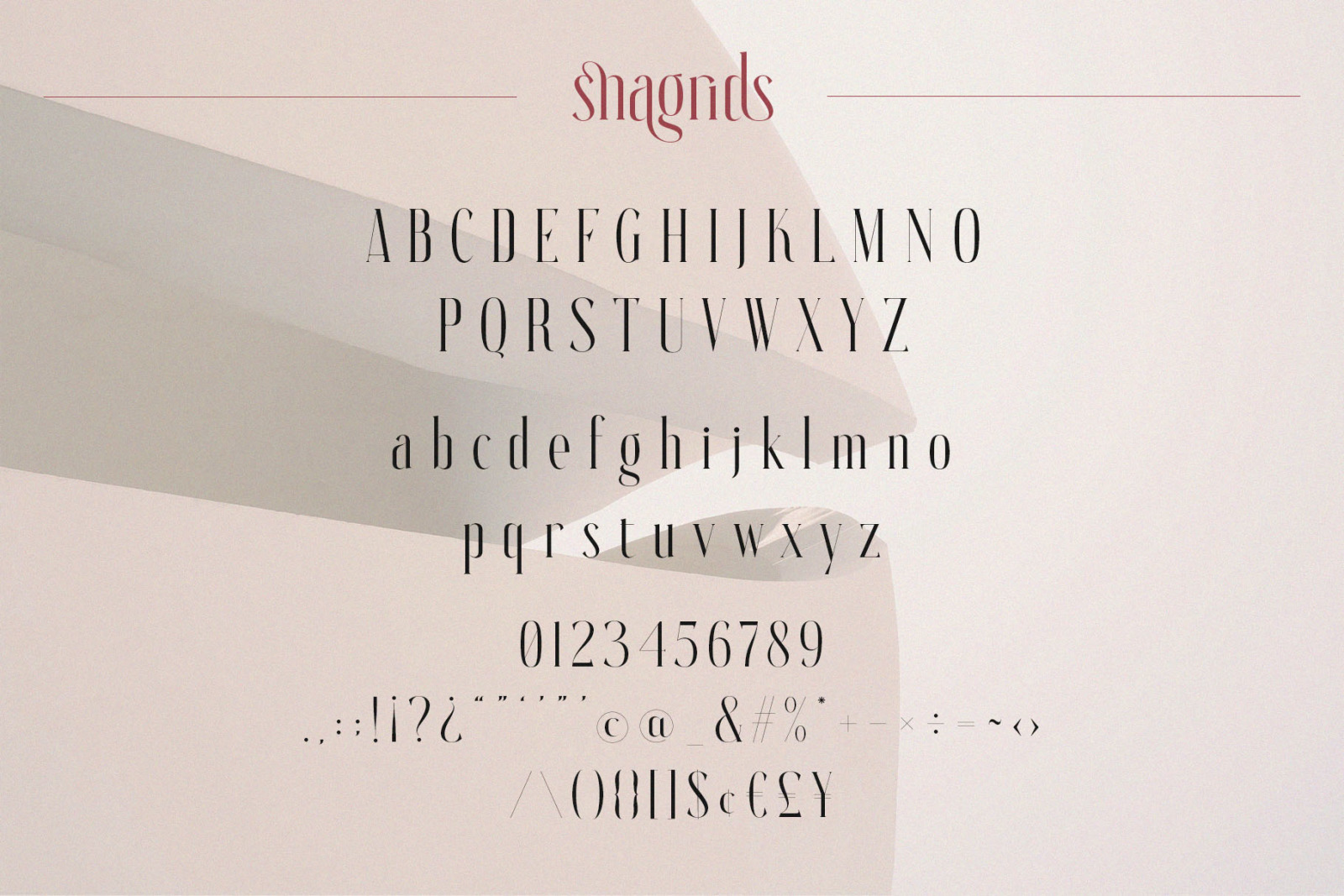 Snagrids || Classy Ligature Serif Snagrids || Classy Ligature Serif