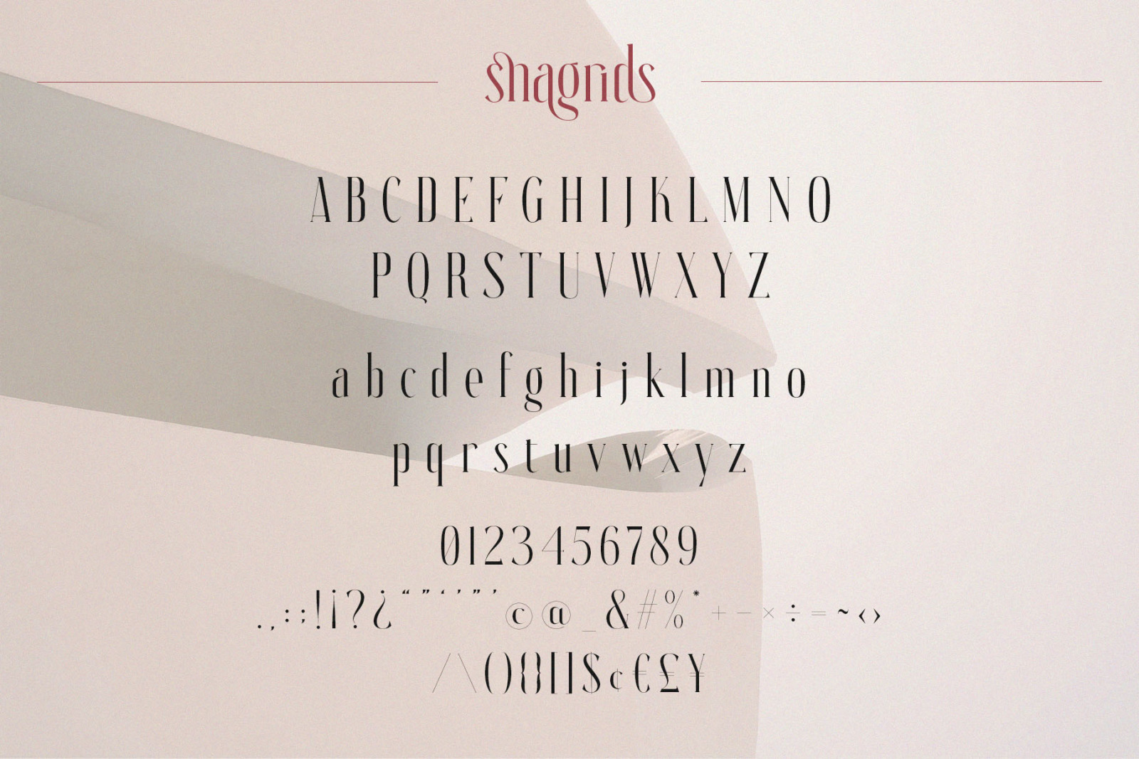 Snagrids || Classy Ligature Serif