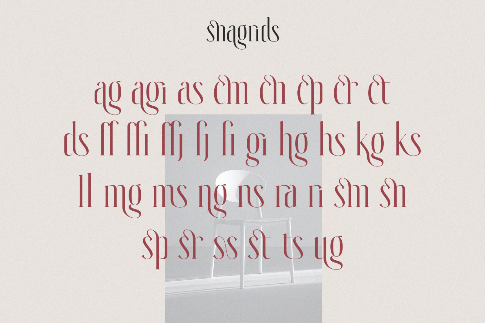 Snagrids || Classy Ligature Serif Snagrids || Classy Ligature Serif