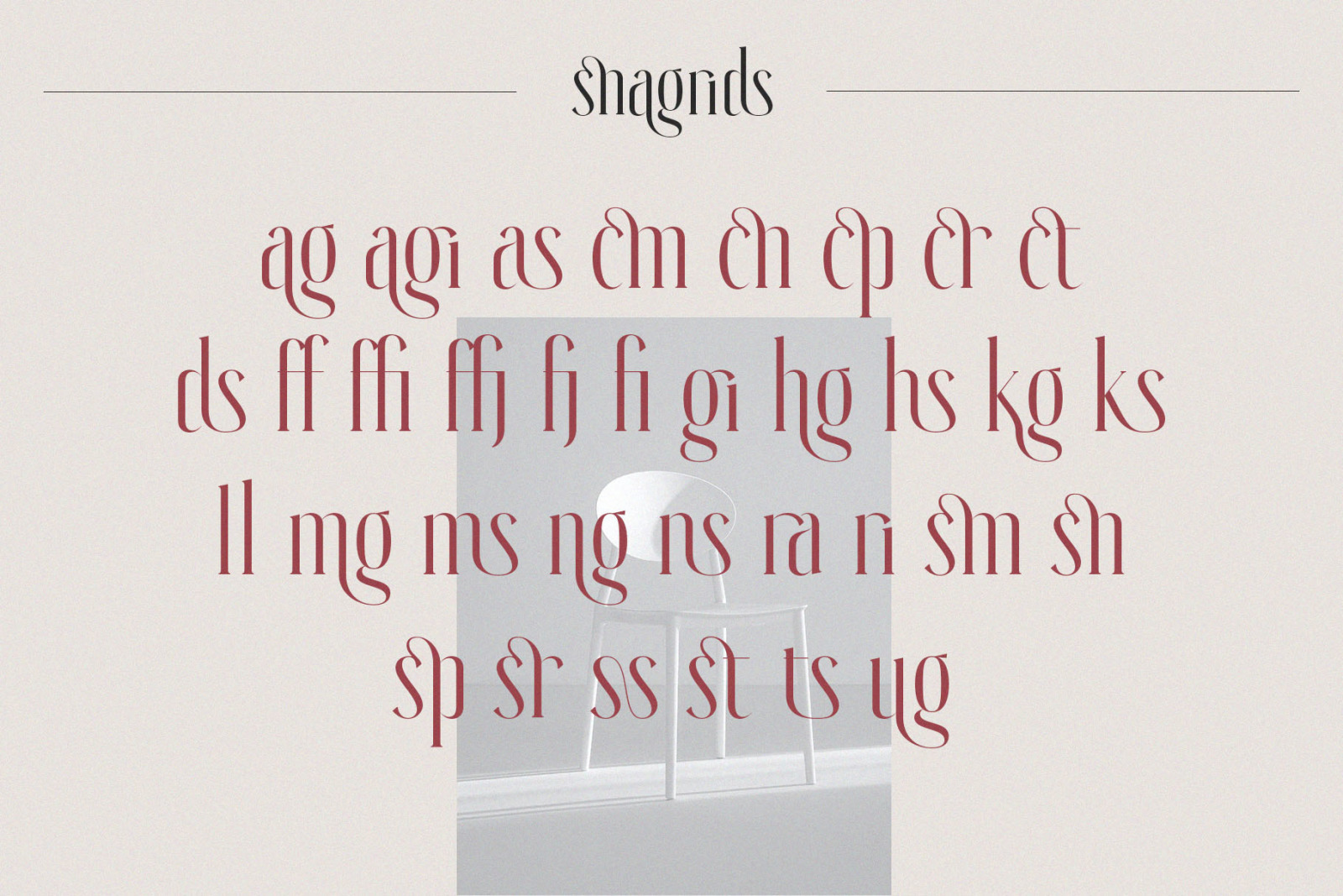 Snagrids || Classy Ligature Serif