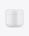 Glossy Cosmetic Jar Mockup