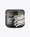 Glossy Cosmetic Jar Mockup