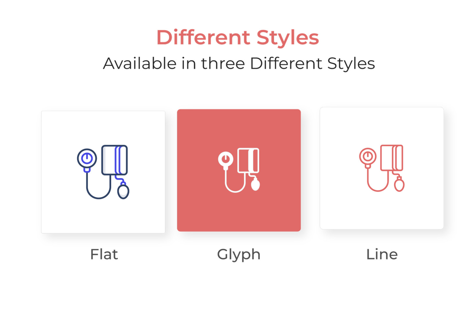 Creative design icons of medical and healthcare Creative design icons of medical and healthcare