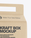 Kraft Box with Stelline Pasta Mockup