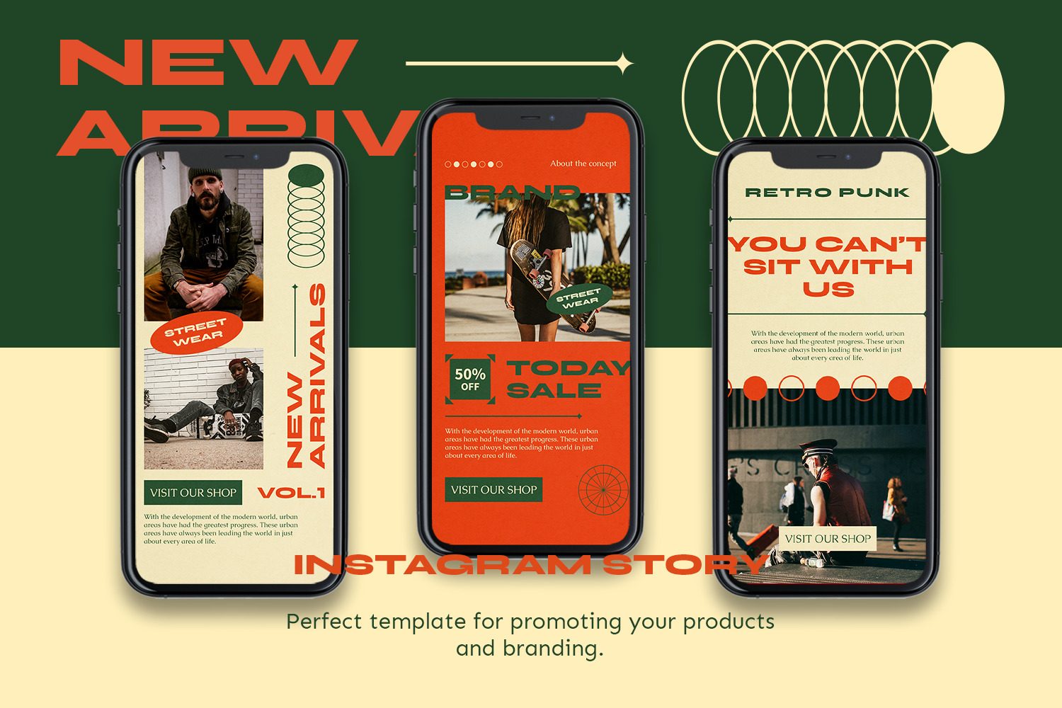 Retropunk Instagram Template Retropunk Instagram Template