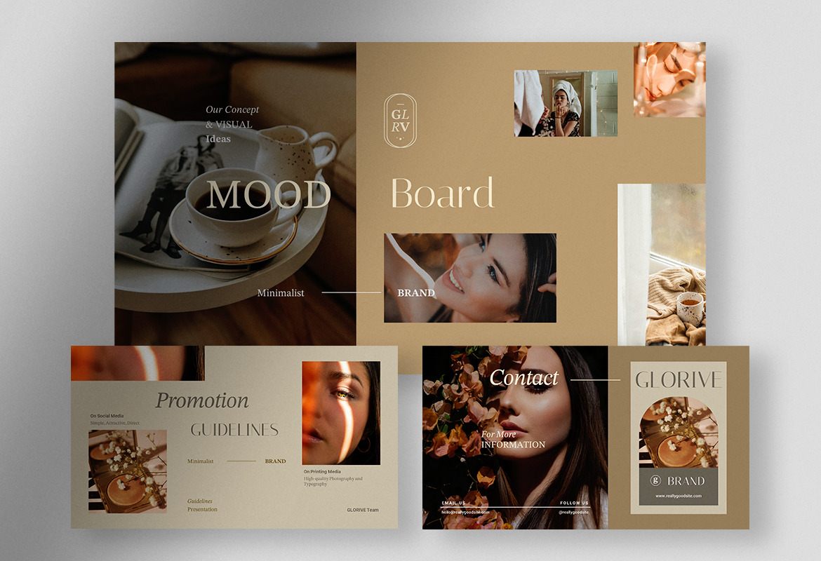 Glorive - Natural Sensation Minimalist Brand Guidelines Presentation Glorive - Natural Sensation Minimalist Brand Guidelines Presentation