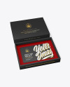 Gift Card in a Box Mockup